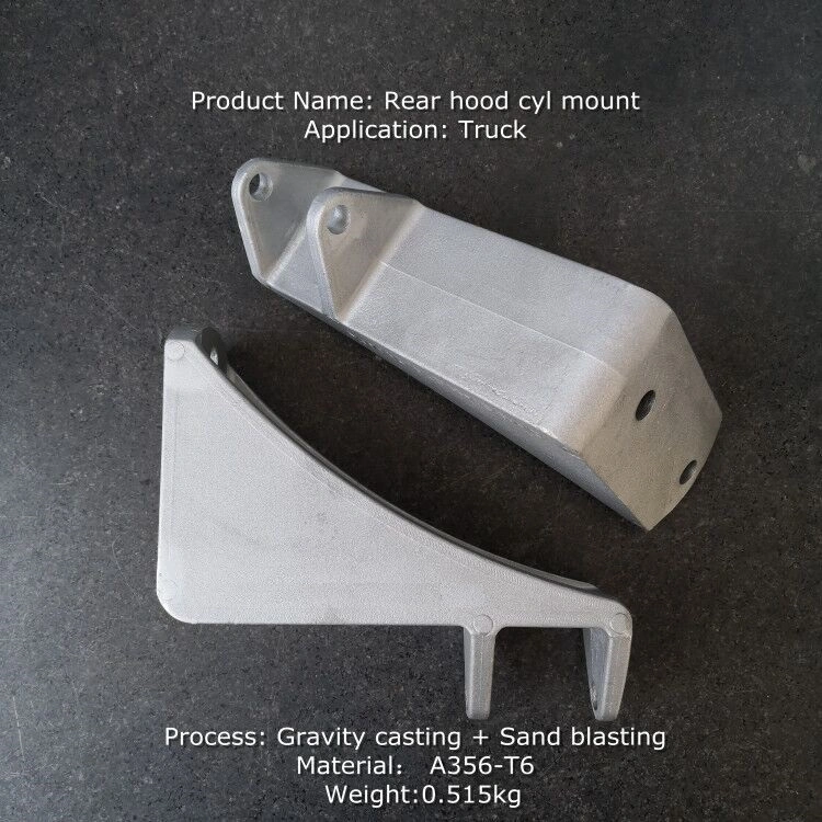 Auto Part Aluminum Alloy Die Cast Steel Gravity Casting for Truck Parts with Sand Blasting