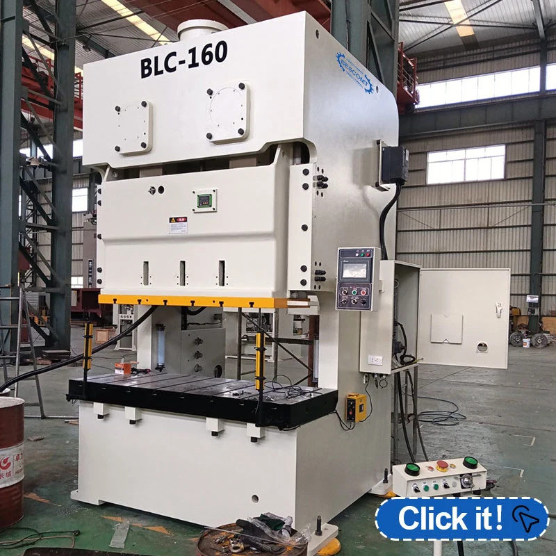 CNC 300t Automatic Metal Stamping Pneumatic Single Crank Power Press Punching Machine for Metal Forming