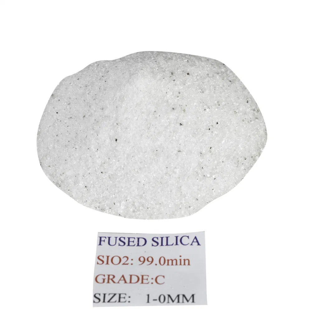 Grade C 3-1mm Sio2 99% Fused Quartz Sand for Fine Casting