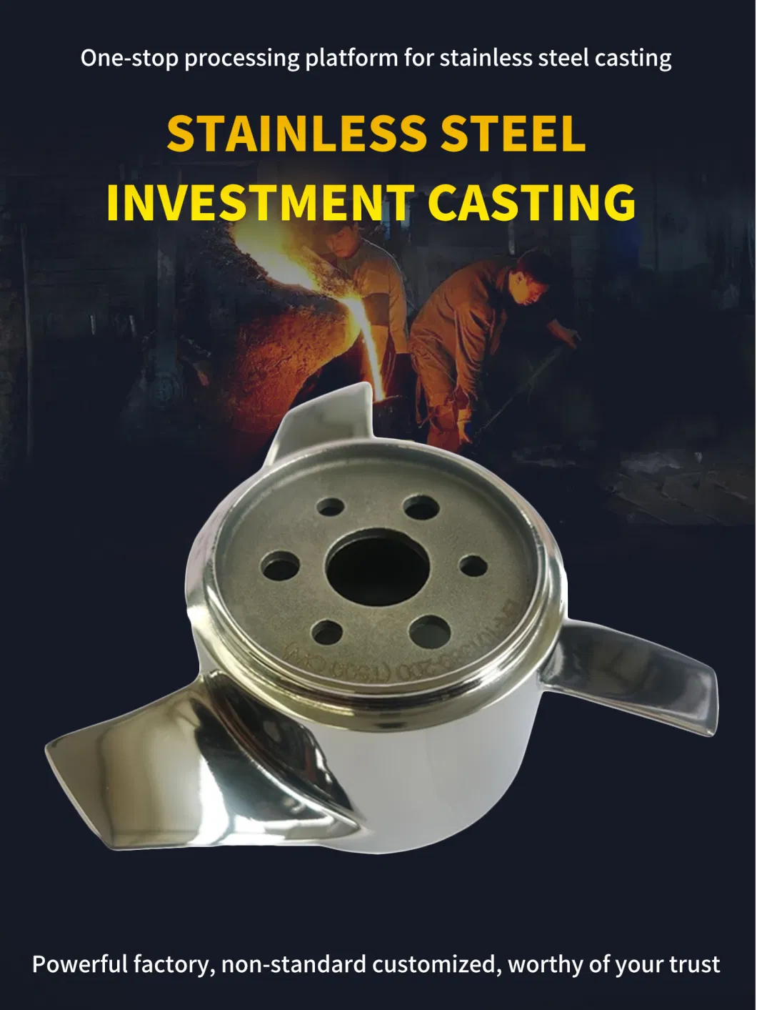 a Large-Scale Customized Investment Casting Foundry with The Great Machining Capabilities