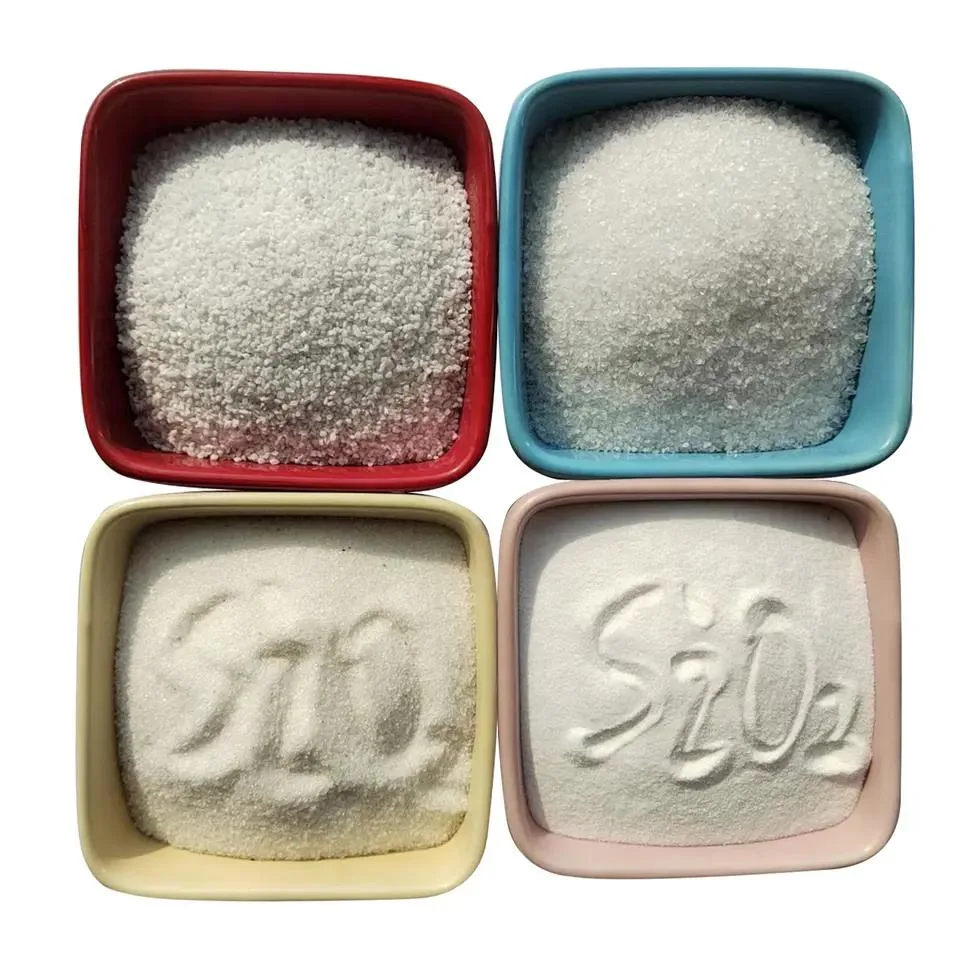 Sio2 99.99% Quartz Sand, Fused Silica Sand in Different Sizes