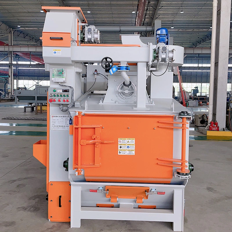 Q326 Small Workpiece Metal Sand Blasting Casting Hardware Rust Removal Can Be Customized Crawler Shot Blasting Machine