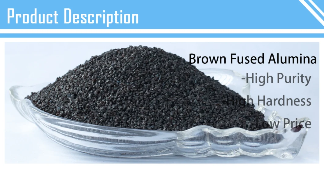 Sandblasting Artificial Abrasives Ba Aluminium Oxide Fused Alumina Brown Abrasive Sand