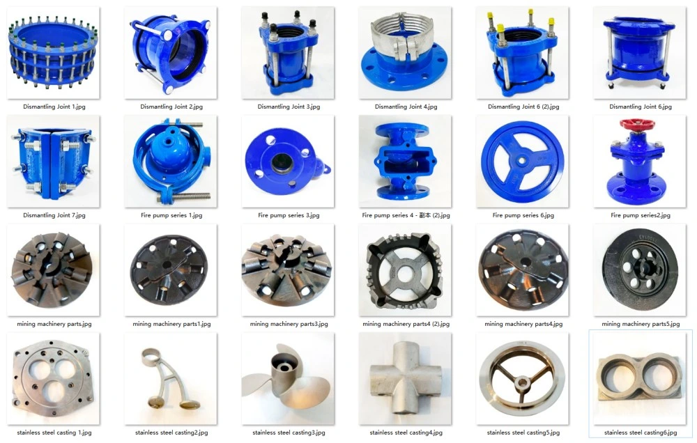 Fire-Fighting Pump Valve Piping System Parts Pipe Fitting Ductile Iron Castings