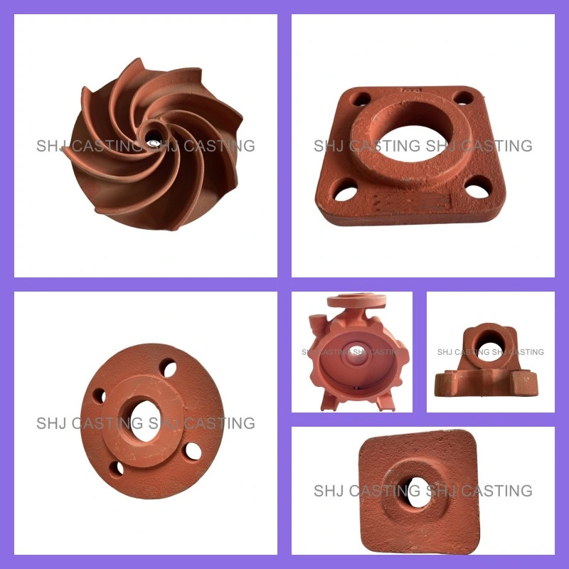 Epoxy Primer Coated Cast Iron Ductile Iron Casting Machinery Parts Seat