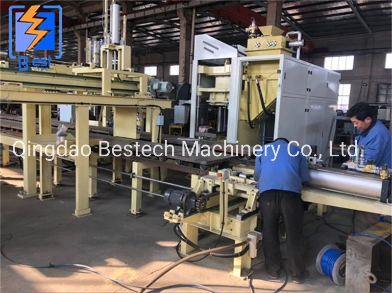 China Iron Casting Foundry Automatic Green Sand Horizontal Flaskless Molding Machine