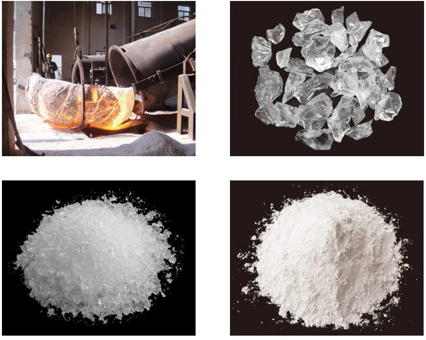 Fused Silica Quartz Sand Cullet 2-100 Mesh for Refractory Materials