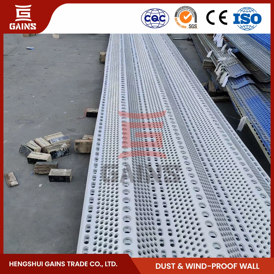 Gains Dust Suppression Products Wholesaler Steel Windbreak China Dust Suppression Screen Wall