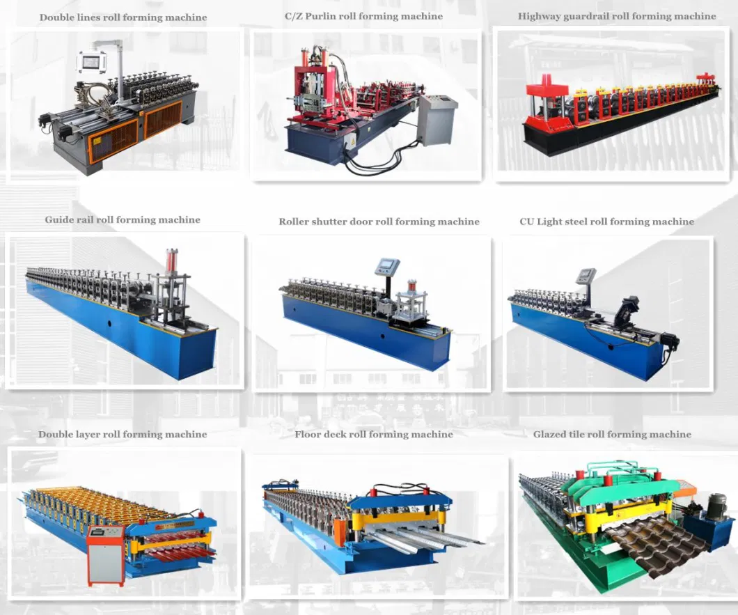 Color Steel Profile Manufacturing Automatically Glazed Steel Tile Roof Sheet Roll Forming Machinery