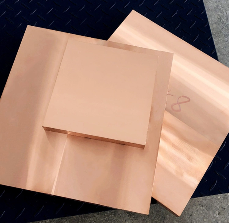 Customized Thickness Copper Plate C26800 C27200 Shiny Gold Colour Brass Copper