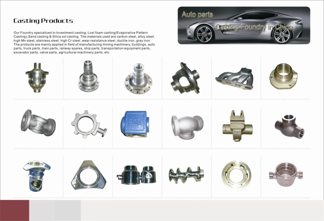 a Large-Scale Customized Investment Casting Foundry with The Great Machining Capabilities