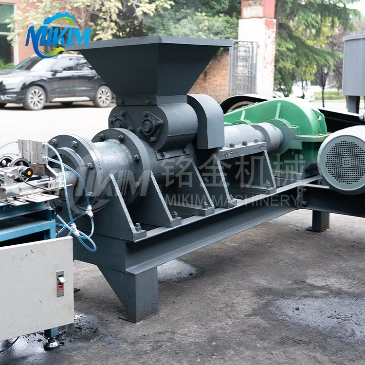 Charcoal Powder Stick Forming Machine Coconut Shell Iron Blue Carbon Pulverized Rice Hull Gypsum Coal Extruding Charcoal Briquette Molding Machine