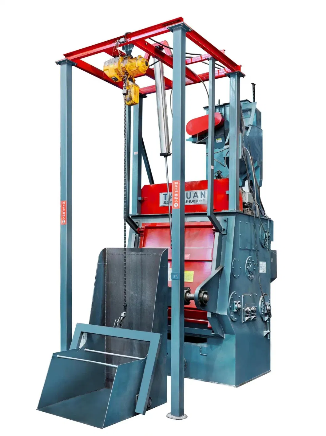 Qr3210 Automatic Feeding Crawler Type Shot Blasting Machine for Castings Tructural Parts