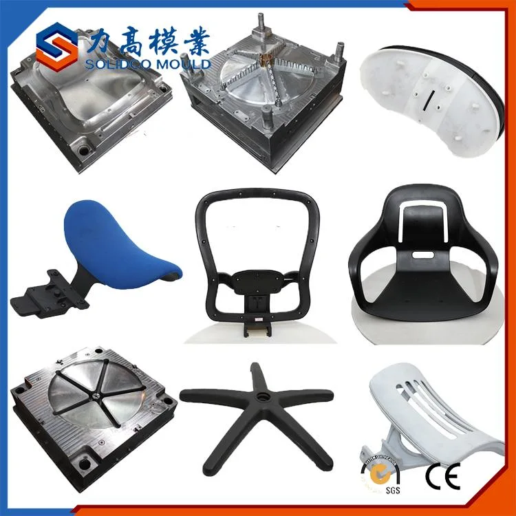 Factory Make Plastic Injection Mold Chair Mold Office Chair Mould