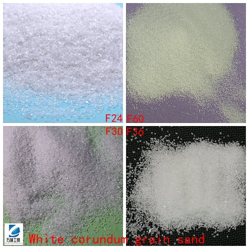 China Manufacturer Aluminum Oxide Grit White Fused Alumina Powder Abrasive Sand