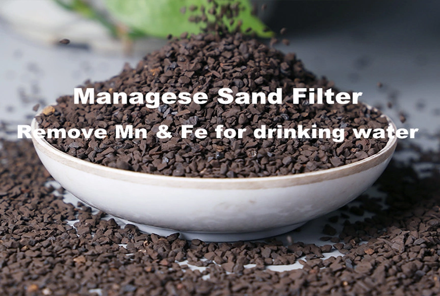 Manganese Greensand 30-75% / Sand Filter Media for Water Treatment
