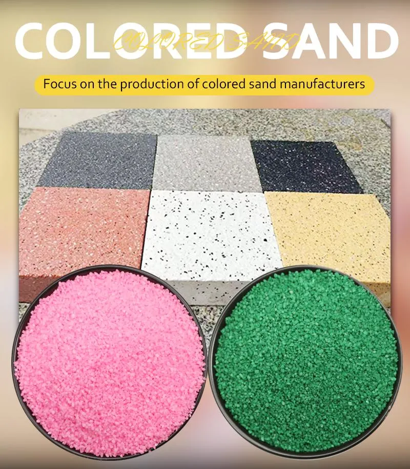 Natural Color Sand for Buliding Decoration