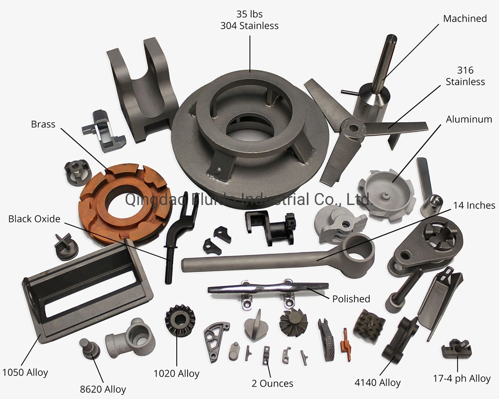 OEM Lost Wax Foam Clay Coated Coated Resin Sand Gravity Metal Ceramic Mold Precision Investment Dewaxing Vacuum Low Pressure Die Carbon Alloy Brass Casting