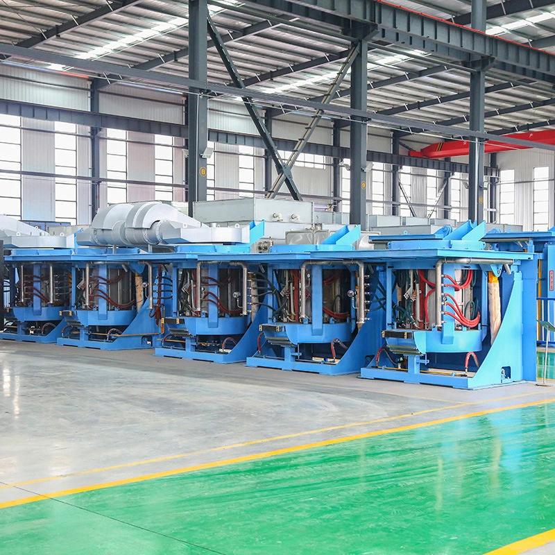 Sand Casting Purpose 0.75 Ton Energy Saving Induction Furnace for Melting Scrap Iron/Steel/Aluminum/Copper/Alloy Metal