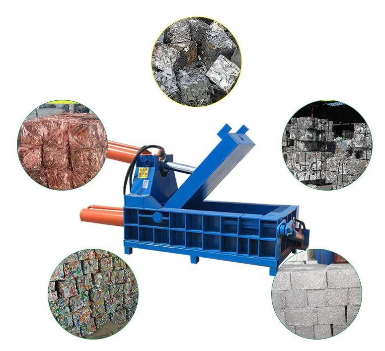 Horizontal Scrap Iron Barrel Extrusion Molding Machine Aluminum Scrap Hydraulic Block Pressing Machine