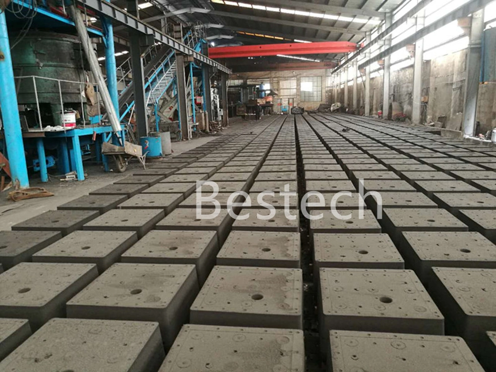 Flaskless Automatic Casting Machine Green Sand Foundry Molding in China