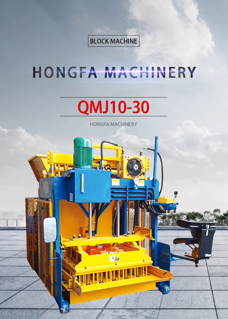 Hf Qmj10A Block Brick Making Machine Price Concrete Hollow Block Production Line