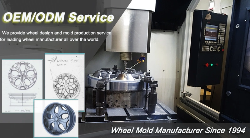 Low Pressure 2 Cavity Water Cooling Die Casting Wheel Mold Foundry