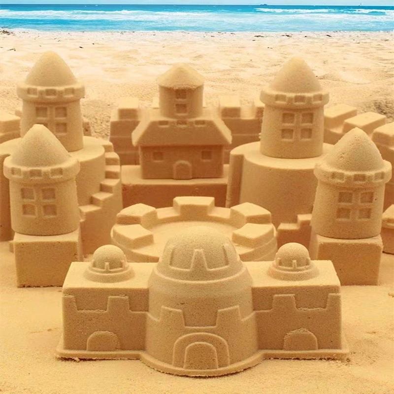 500g Space Colored Sand Barrel Bucket Anti Stress Cotton Sand Children&prime;s Toys Soft Modeling Sand Space Fidget Toys