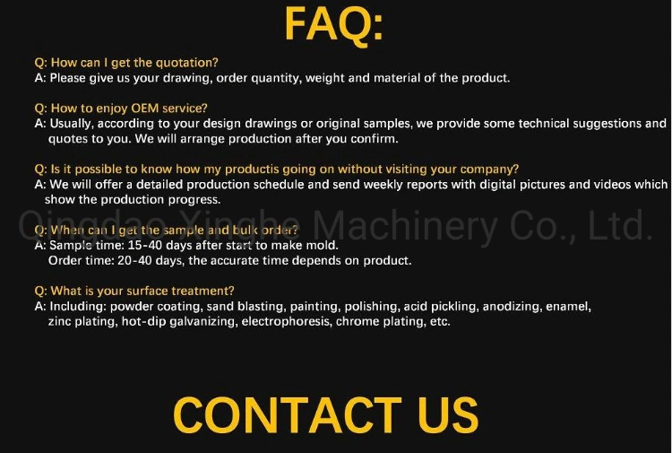 Factory Wholesale Water Pump Spare Parts Sand Casting Process with Premium QC Black Powder Coated