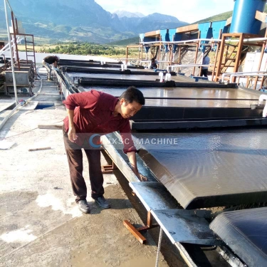 6s Shaking Table Process Plant River Sand Gold Extraction Machine