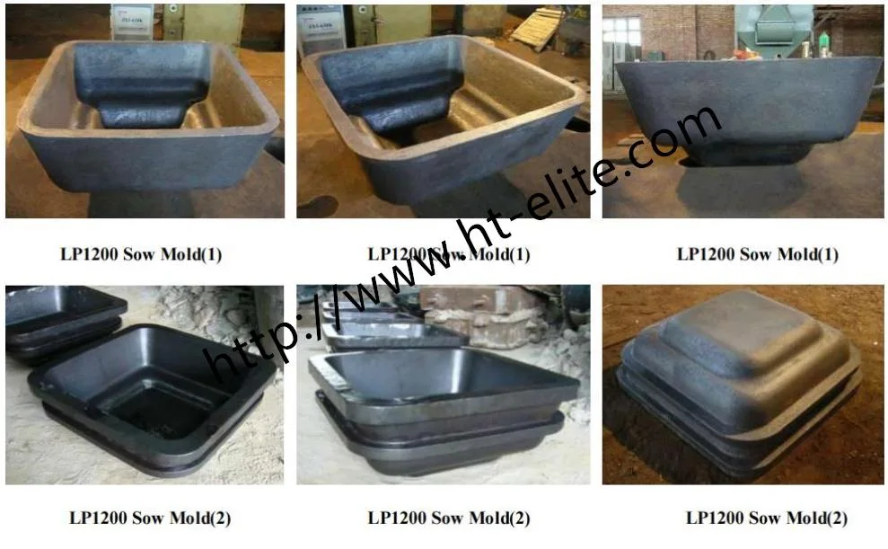Sand Casting Skim Pan Sow Mold for Aluminum Casting