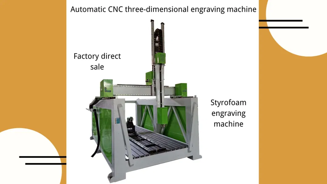 CNC 4axis CNC Wood Styrofoam Aluminium Mould Pattern Making Machine for Foundry