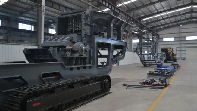 Automatic Mobile Stone Impact Crusher Plant Line for Mining Rock Aggregate