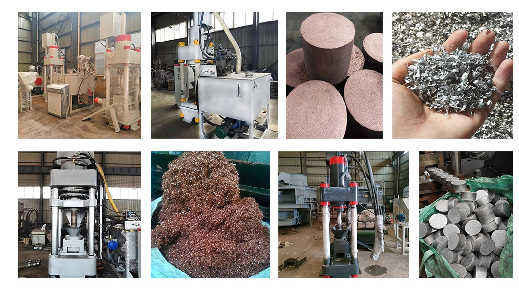 Iron Ore Powder Compression Molding Machine Four Column Pig Iron Powder Hydraulic Press