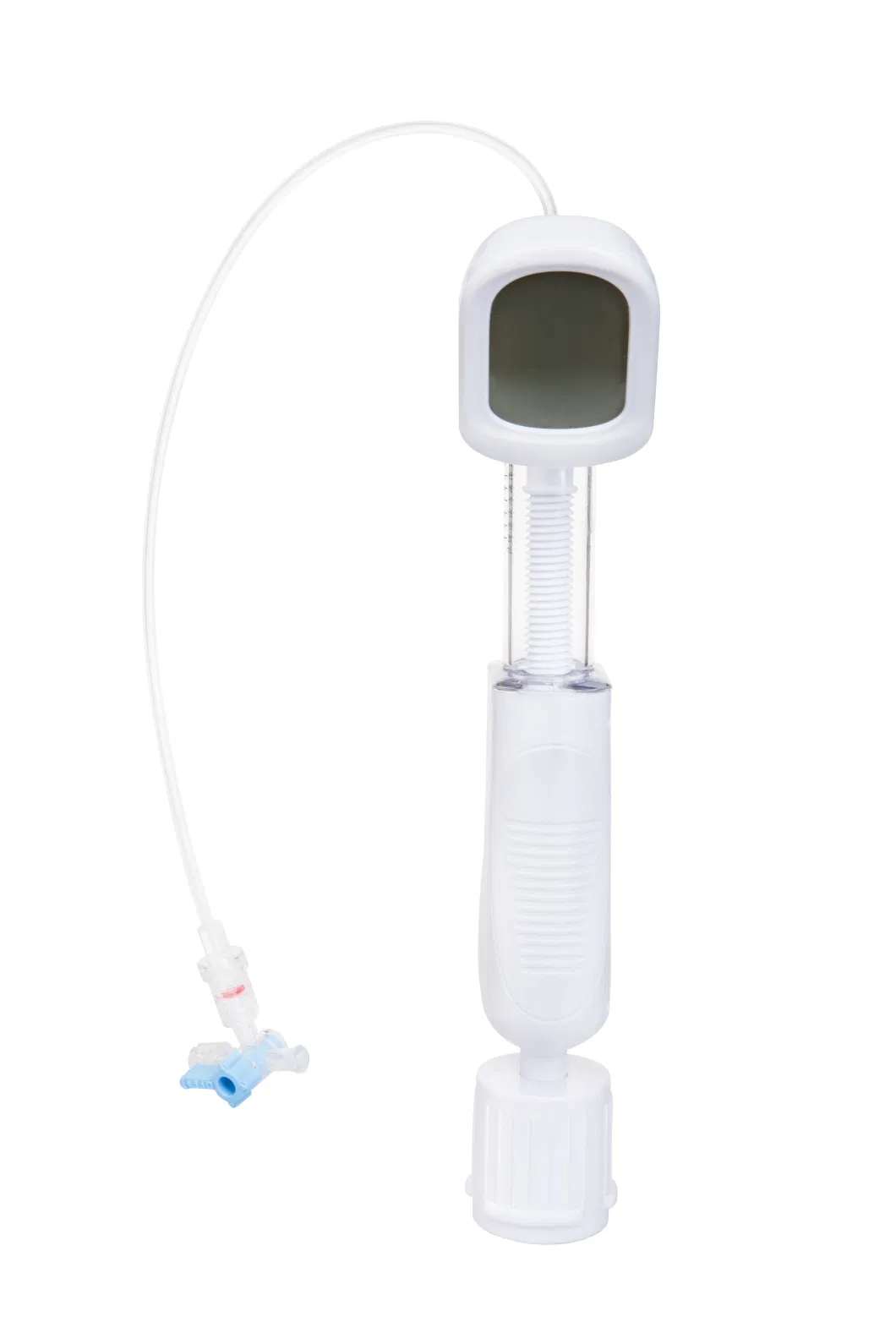 Disposable Medical Balloon Inflation Device with Digital Displayer and Stopcock