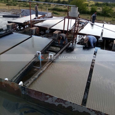 6s Shaking Table Process Plant River Sand Gold Extraction Machine