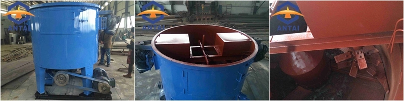 Foundry Casting Equipment High Intensity Green Sand Mixer Mixing Machine