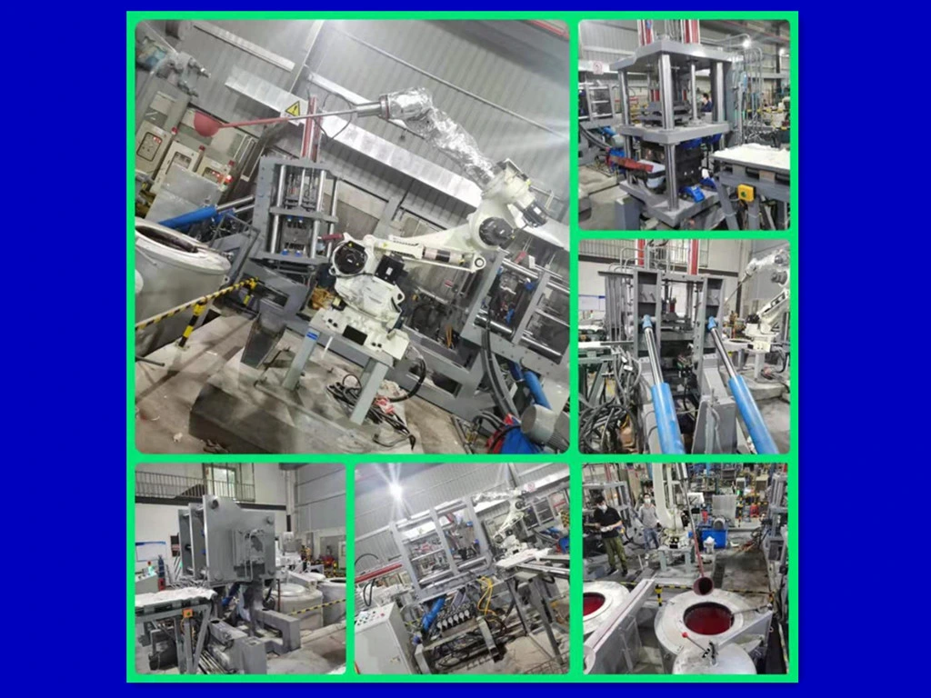 Customized Full Automatic Metallic Processing Machinery Gravity Die Casting Machine