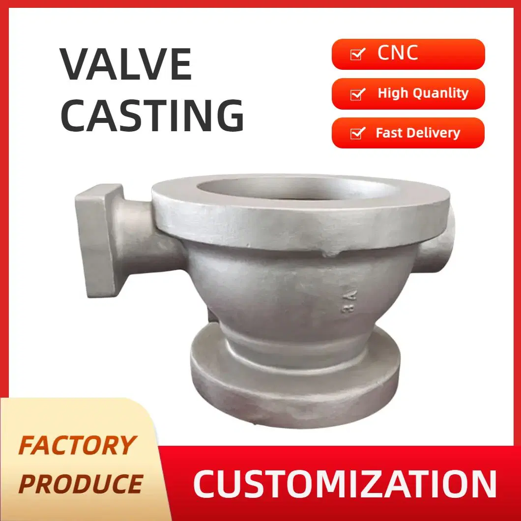 CF8m Casting Valve Body and Components No-Bake Resin Sand Foundry
