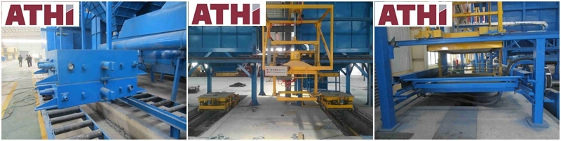 China Vacuum V Process Sand Casting Moulding Line for Bogie Bolster Railway Parts