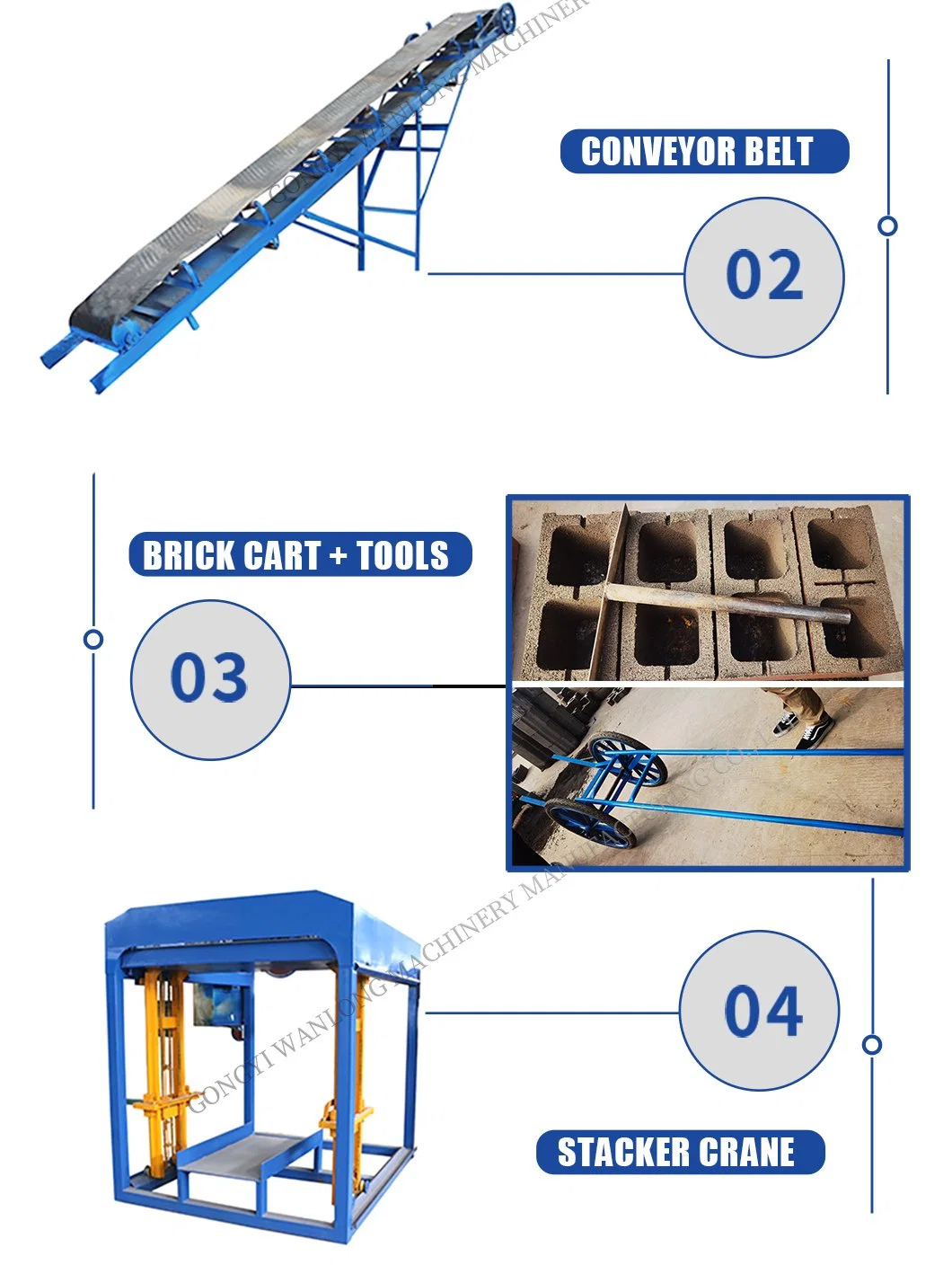 Qt4-26 Concrete Block Making Machine Brick Mold in Philippines