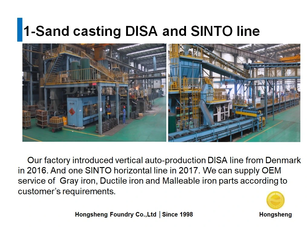 Sand Casting Foundry Aluminium Cast Iron Company Automatic Sand Molding