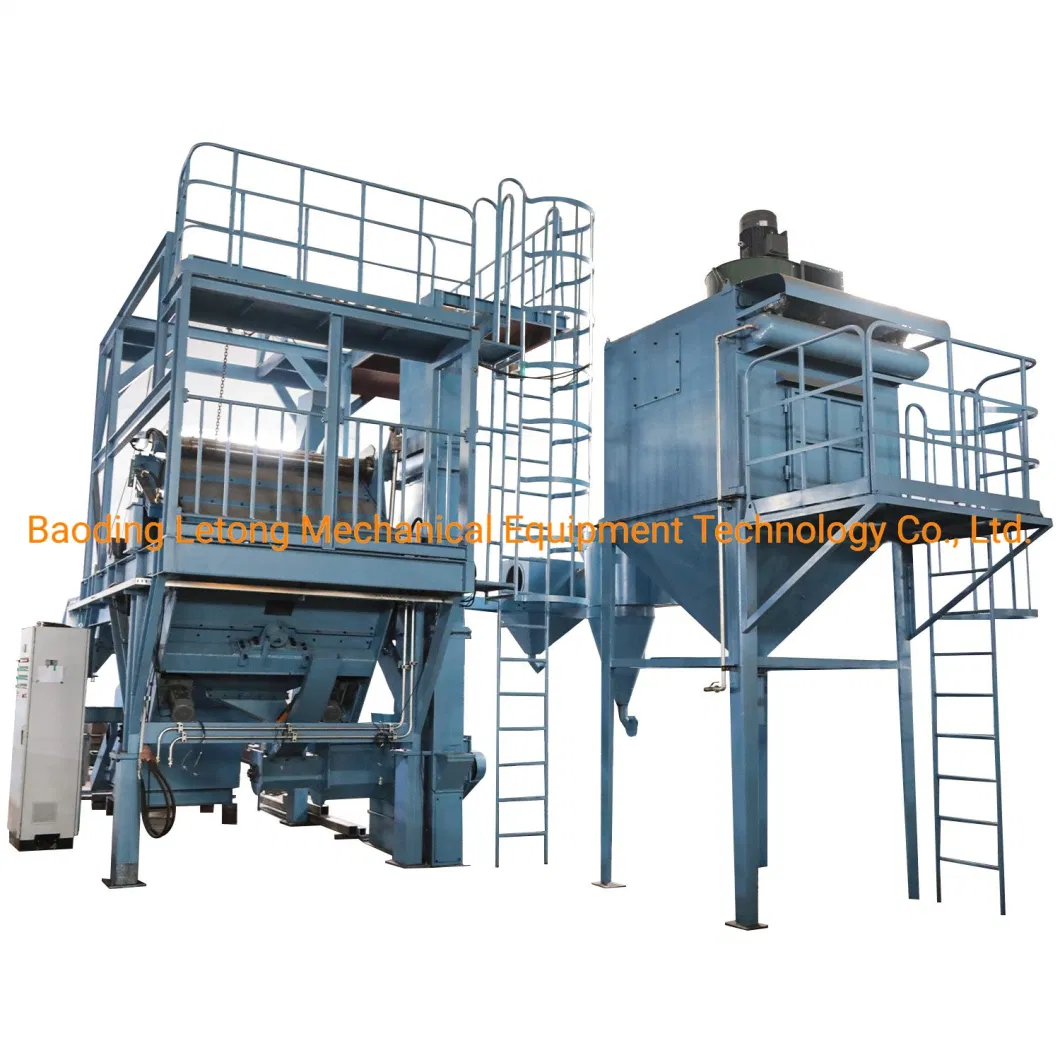 Rotary Indexing Table Automatic Sand Blasting Machine for Casting Parts