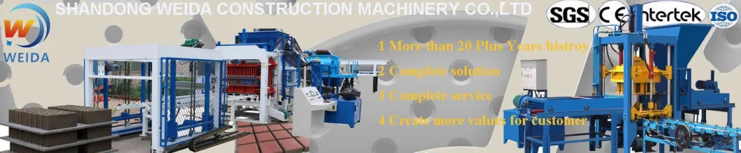 Qt8-15 Fully Automatic Water Permeable Cement Sand Concrete Block Molding Machine