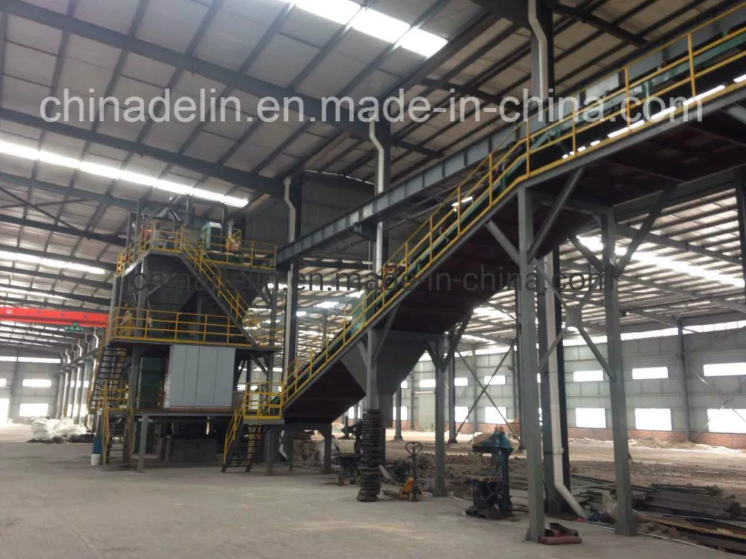 Foundry Sand Molding Machine for Iron Casting, Automatic Sand Machine for Iron Spare Parts