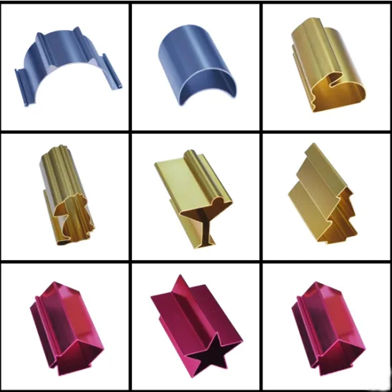 Customized Copper/Aluminum Alloy Anodized Skiving Profile