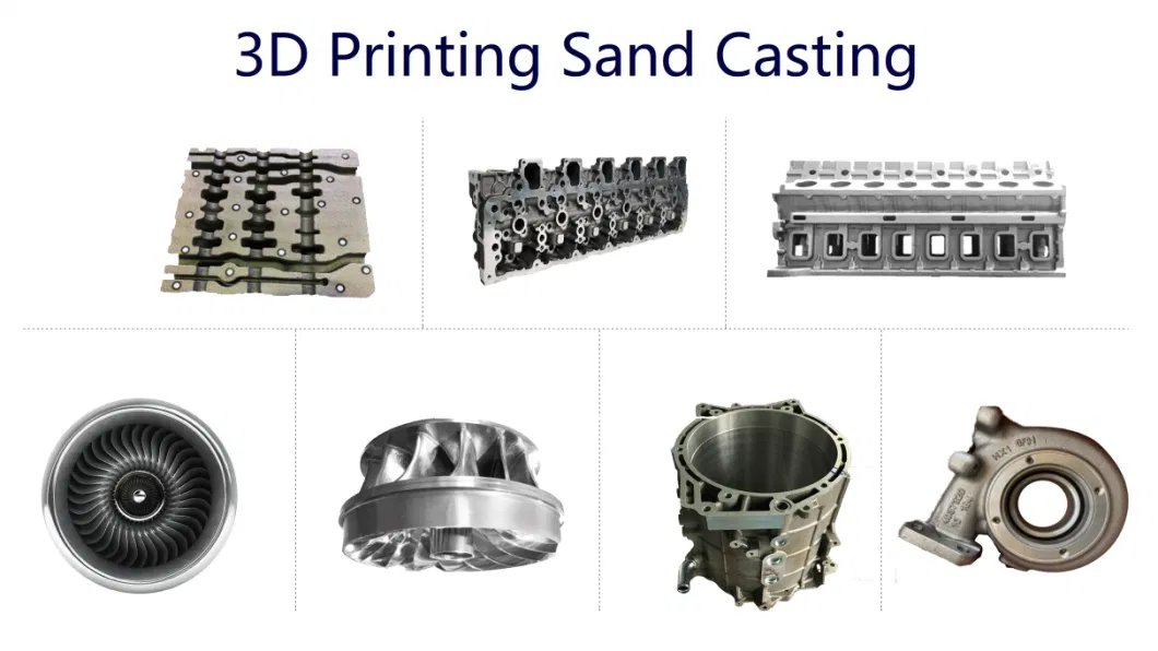 OEM Customized Sand 3D Printer &amp; Auto Spare Part Engine Block Cylinder Head Clutch by Rapid Prototyping with 3D Printing Sand Casting