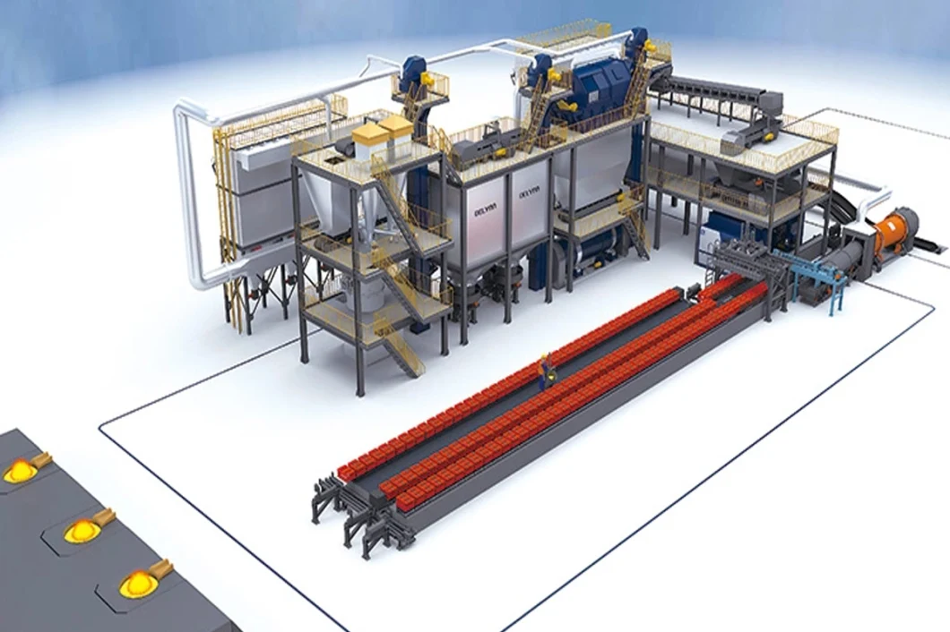 Iron Material Automatic Sand Molding Machine