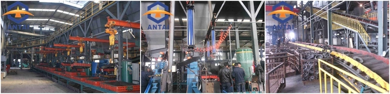 Foundry Cast Iron Green Sand Moulding Line Jolt Squeeze Molding Machine