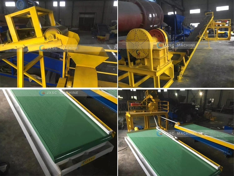 6s Shaking Table Process Plant River Sand Gold Extraction Machine